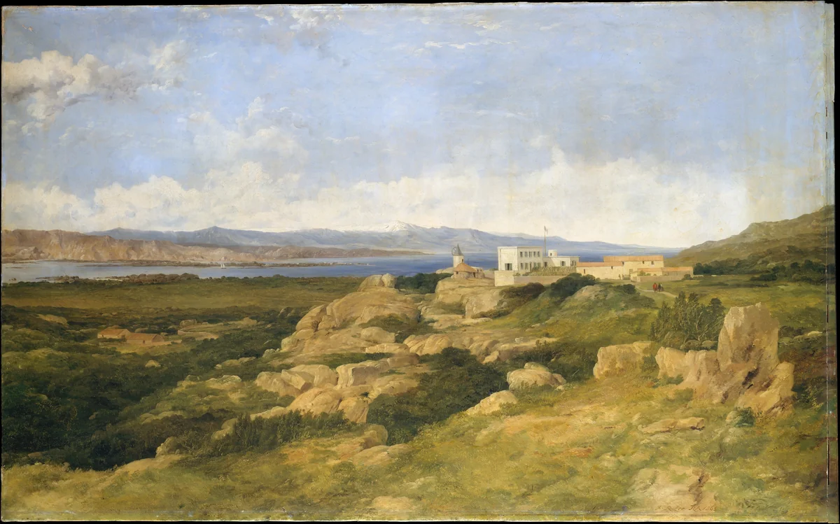 General Garibaldi's Residence at Caprera by Frederick Richard Lee, painting, 1865