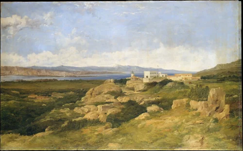 General Garibaldi's Residence at Caprera by Frederick Richard Lee, painting, 1865