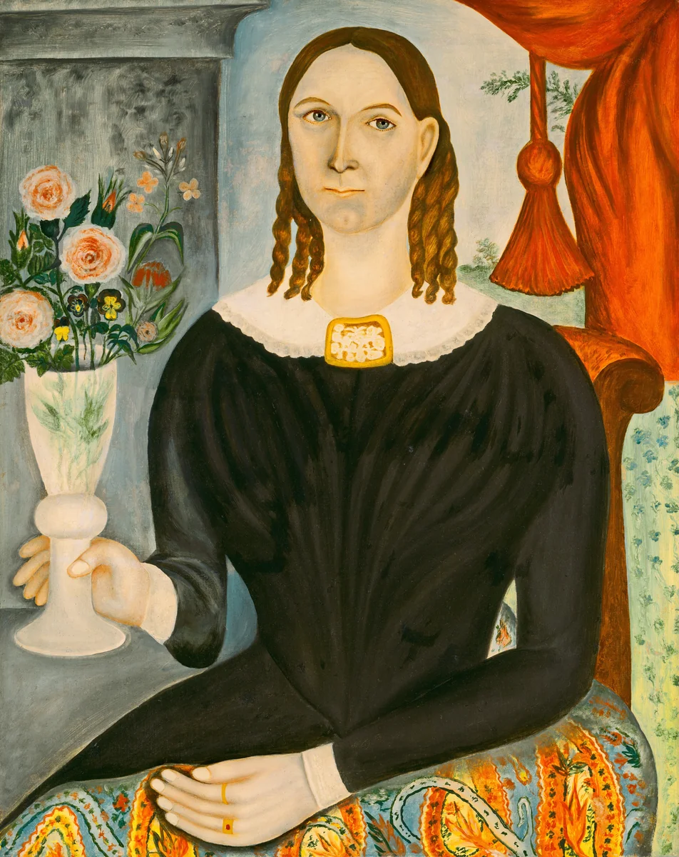 Eliza Welch Stone by Thomas Skynner, painting, 1845