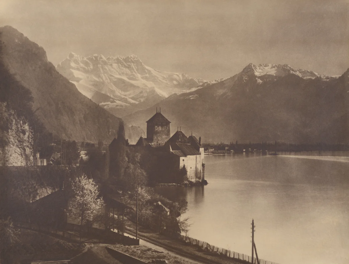 Château de Chillon by Adolphe Braun, photograph, 1865-1875