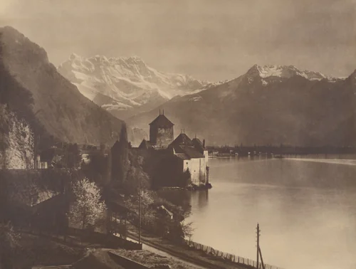 Château de Chillon by Adolphe Braun, photograph, 1865-1875