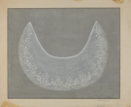Embroidered Collar by Marie Famularo, index of american design, 1936