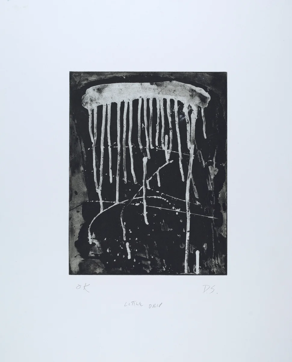 Little Drip by Pat Steir, print, 1991