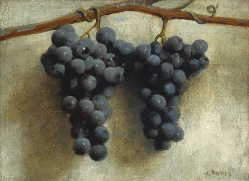 Grapes by Joseph Decker, painting, 1890-1895