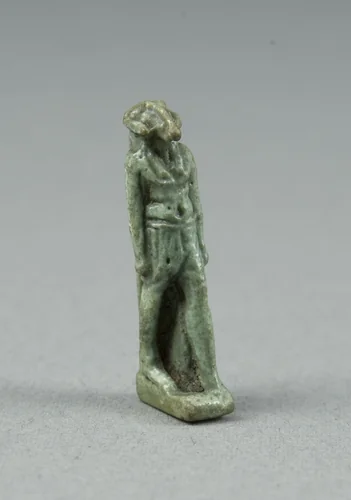 Amulet of the God Khnum by Egyptian, metalwork, -332--30