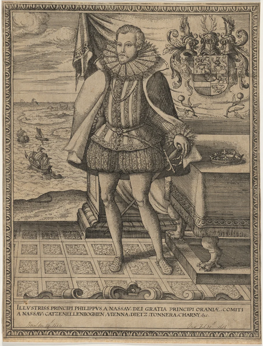 Philip William, Prince of Nassau by Unknown 19th Century, print, 1800-1899