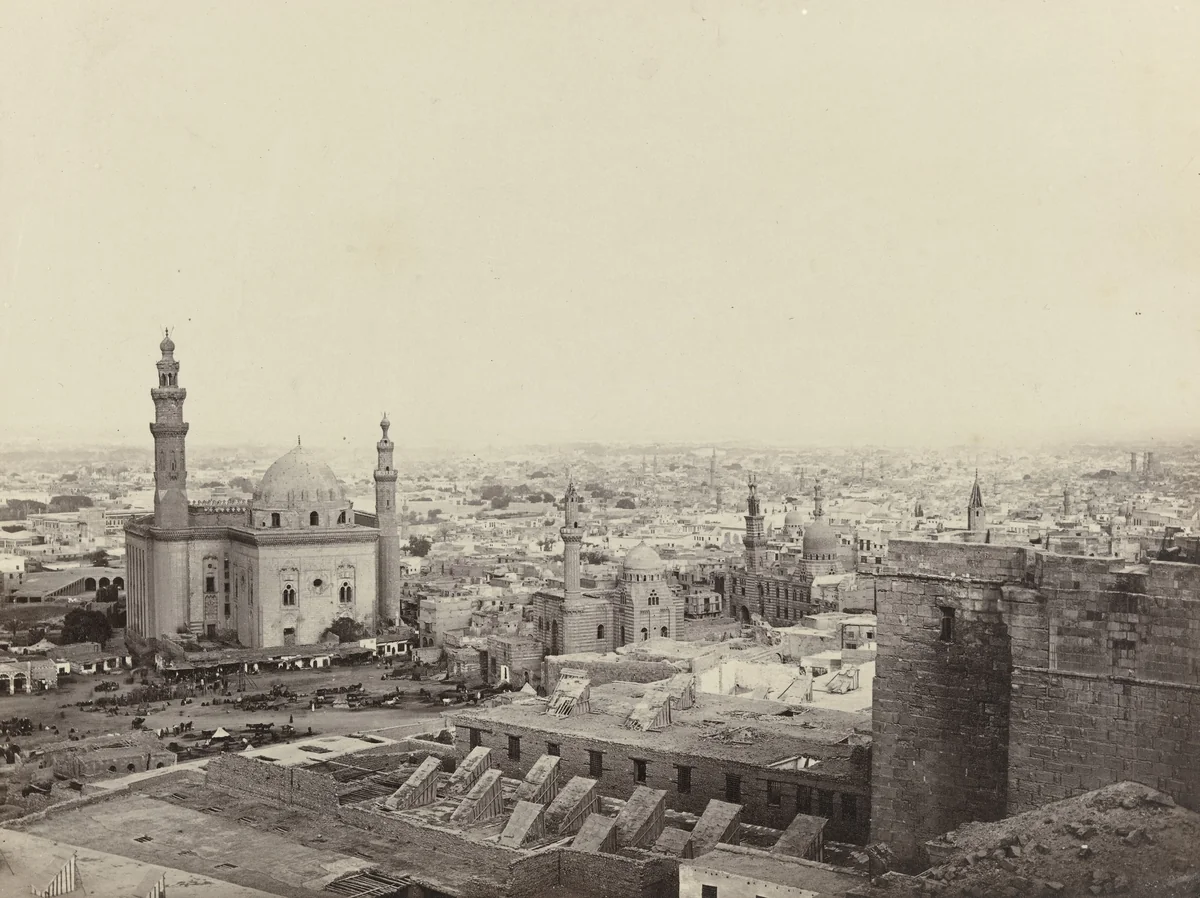 Cairo, From the Citadel, with the Mosque of Sultan Hussan by Francis Frith, photograph, 1860