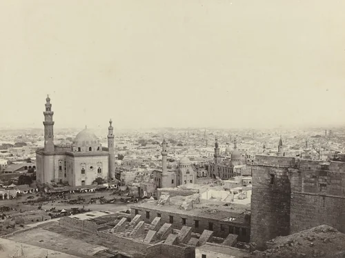 Cairo, From the Citadel, with the Mosque of Sultan Hussan by Francis Frith, photograph, 1860