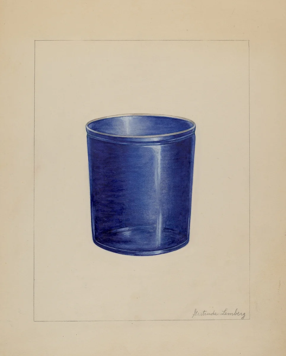Tumbler by Gertrude Lemberg, index of american design, 1937