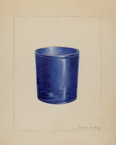 Tumbler by Gertrude Lemberg, index of american design, 1937