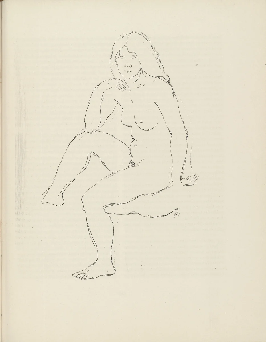 Untitled (plate, page 121) from the periodical Münchner Blätter für Dichtung und Graphik, vol. 1, no. 8 (August 1919) by Hans Gött, periodical, 1919