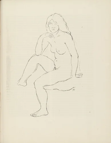 Untitled (plate, page 121) from the periodical Münchner Blätter für Dichtung und Graphik, vol. 1, no. 8 (August 1919) by Hans Gött, periodical, 1919