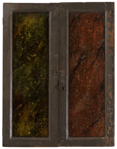 Triptych with the Virgin and Child, John the Evangelist and Mary Magdalene by Jan Provoost, painting, 1520