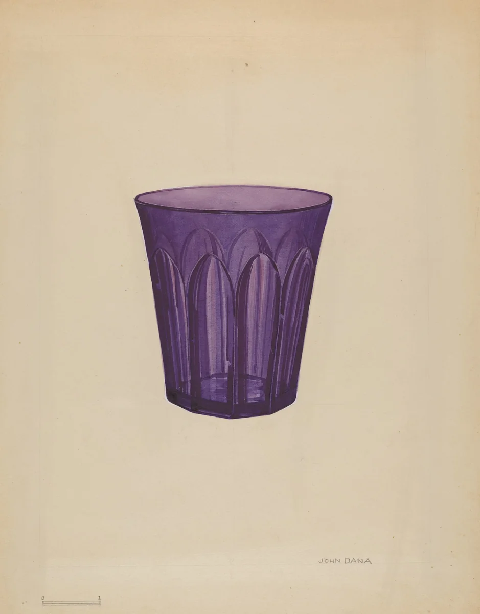 Tumbler by John Dana, index of american design, 1936