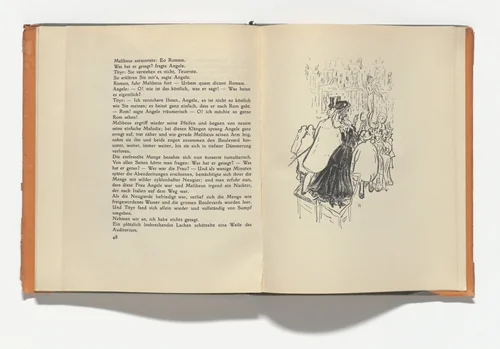 Plate (between pages 48 and 49) from Der Schlecht Gefesselte Prometheus (Prometheus Illbound) by Pierre Bonnard, illustrated book, 1919