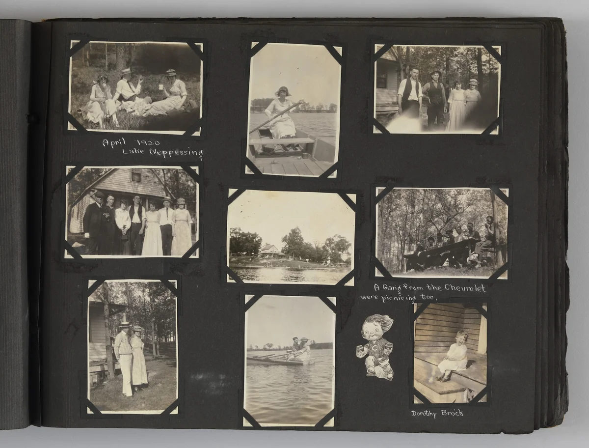 The Story of my Life and Friends as Told by Snapshots from Fourteen On by Blanche Parker, photograph, 1916
