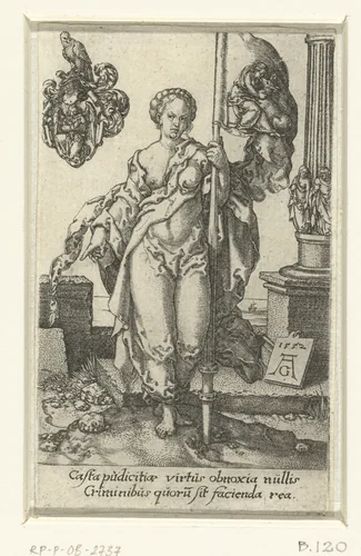 Kuisheid by Unknown, print, 1552