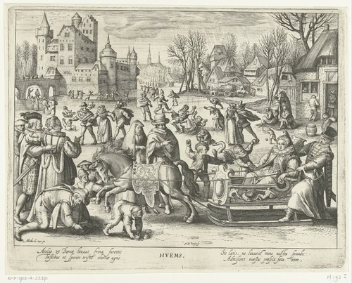Winter by Unknown, print, 1581-1656