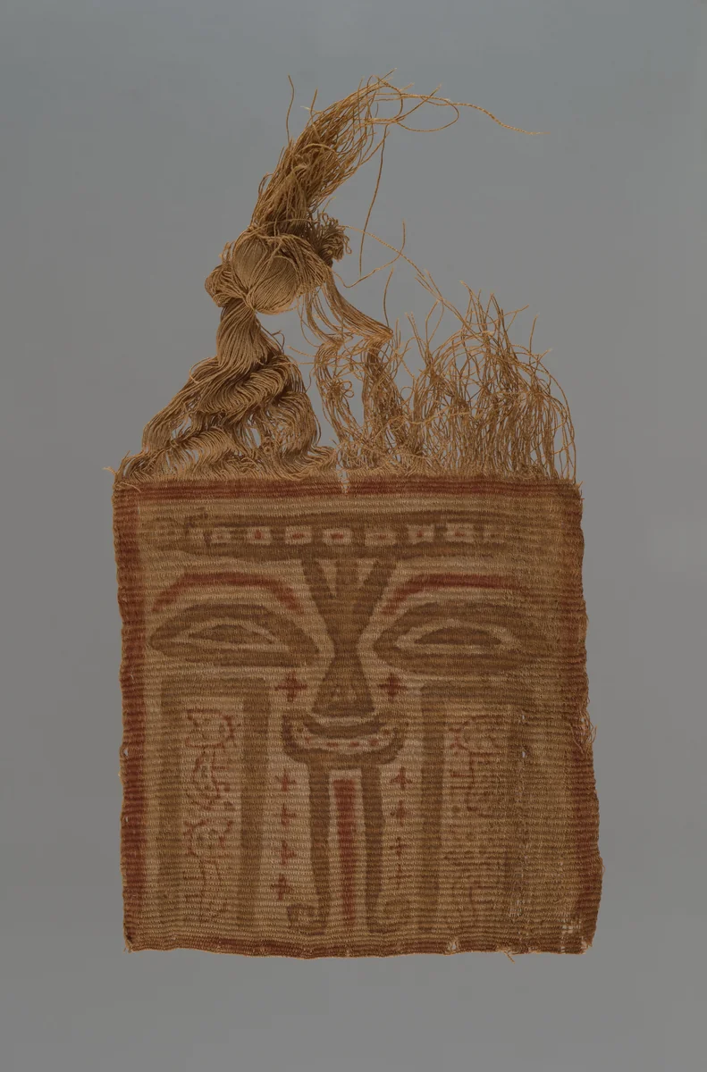 Mummy Mask by Paracas, textile, -200--100