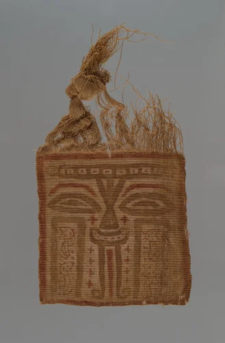 Mummy Mask by Paracas, textile, -200--100