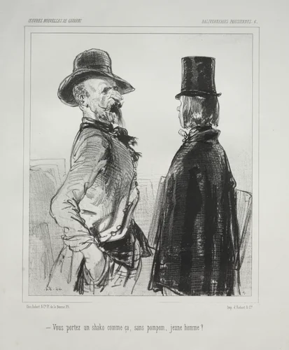 Baliverneries Parisiennes by Paul Gavarni, print, 1824-1866