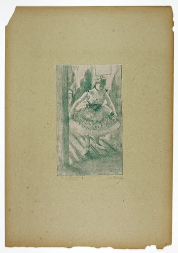 Going on Stage by Georges-William Thornley, print, 1889-1890