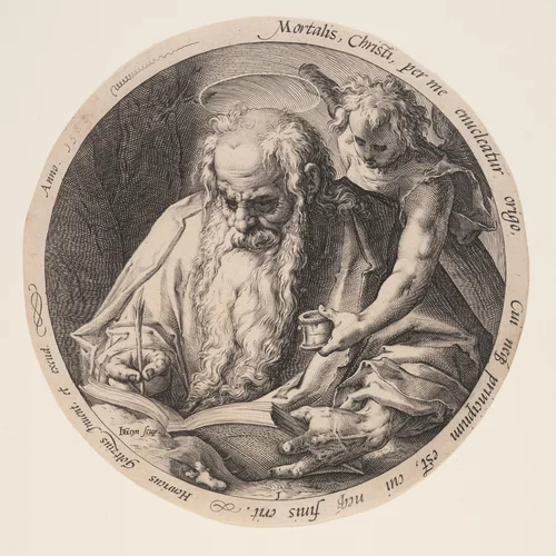 Matthew, from The Evangelists by Jacques de Gheyn II, print, 1588