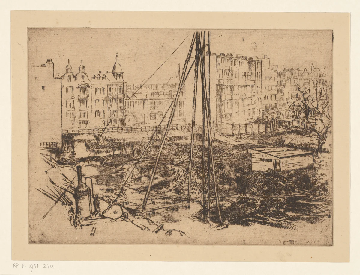 Heiwerk by Johannes Löhr, print, 1892-1928