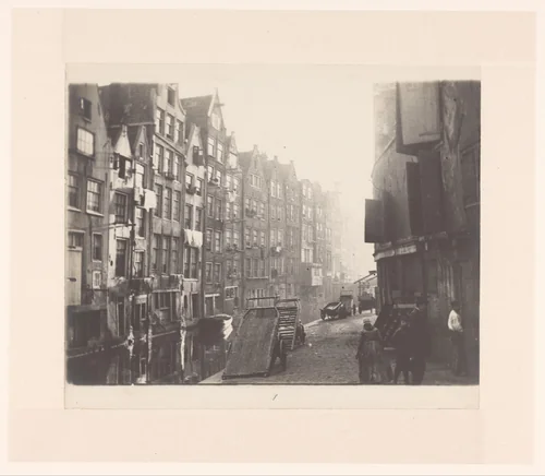 Oudezijds Achterburgwal and Het Kolkje, Amsterdam by George Hendrik Breitner, photograph, 1894-1898