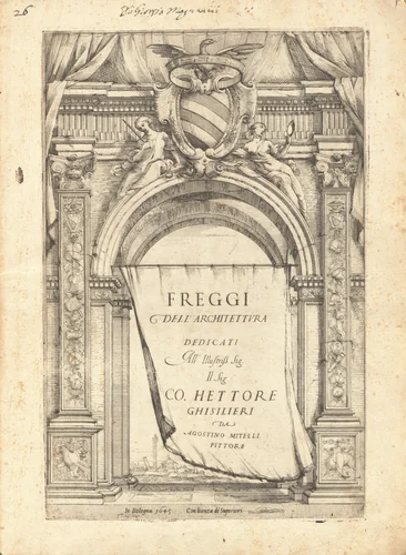Freggi Dell'Architettura by Agostino Mitelli, volume, 1645