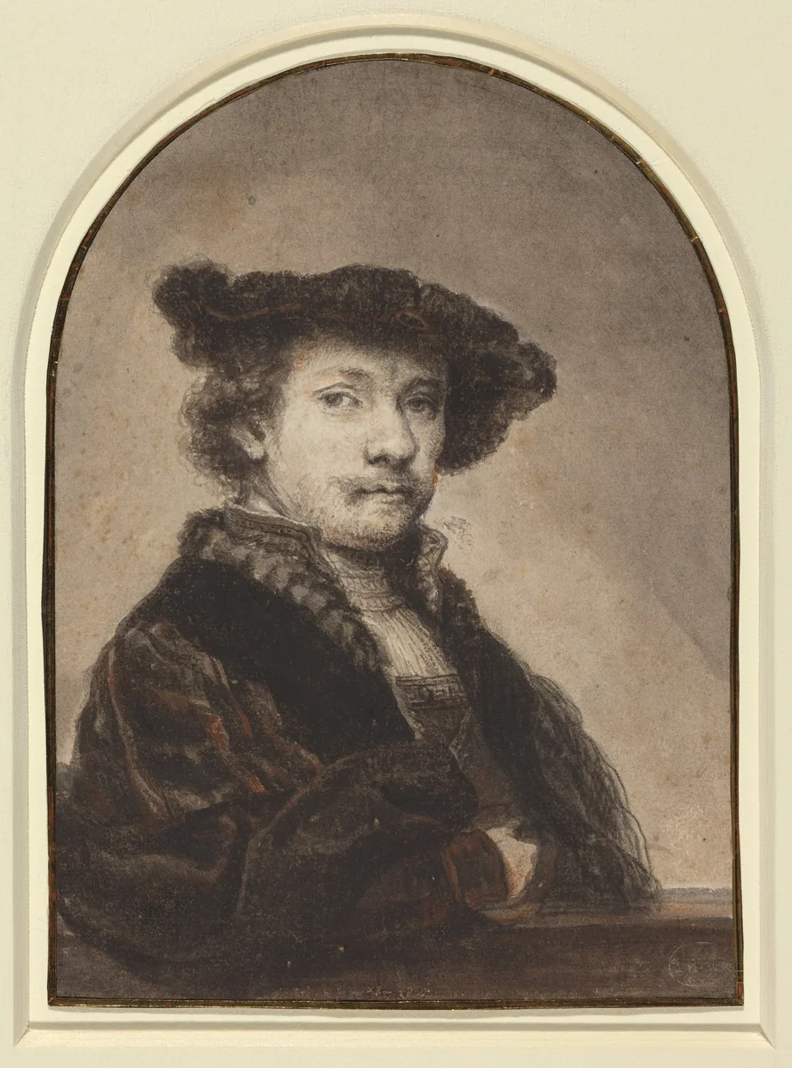 Rembrandt van Rijn by Ferdinand Bol, drawing, 1616-1680