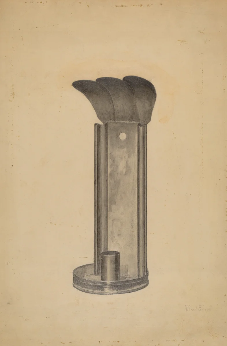 Sconce by Alfred Farrell, index of american design, 1935-1942