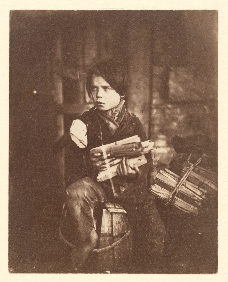 The Little Woodseller by John Thomson, photograph, 1876