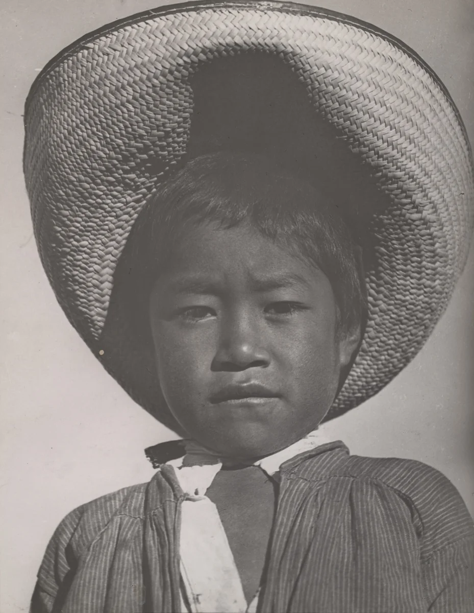 Child in Sombrero by Tina Modotti, photograph, 1927