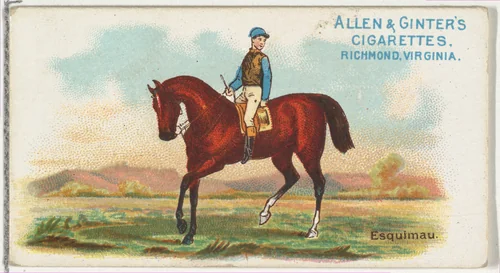 Esquimau, from The World's Racers series (N32) for Allen & Ginter Cigarettes by Allen & Ginter, print, 1888
