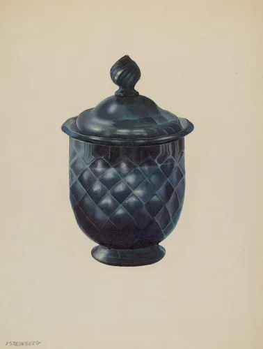 Sugar Bowl by Isidore Steinberg, index of american design, 1940