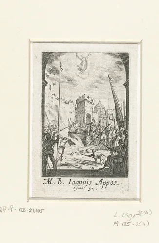 Het martelaarschap van Johannes by Jacques Callot, print, 1632-1634