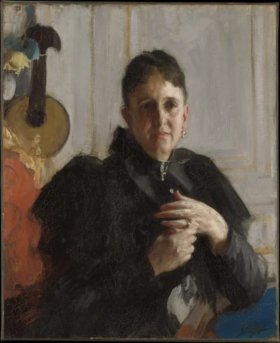 Mrs. John Crosby Brown (Mary Elizabeth Adams, 1842–1918) by Anders Zorn, painting, 1880-1920