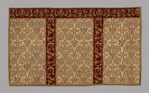 Altar Piece (Part of a Chasuble) by Spain, textile, 1601-1700