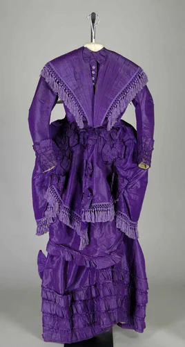 Afternoon dress by Esther Massieu, artwork, 1870-1874