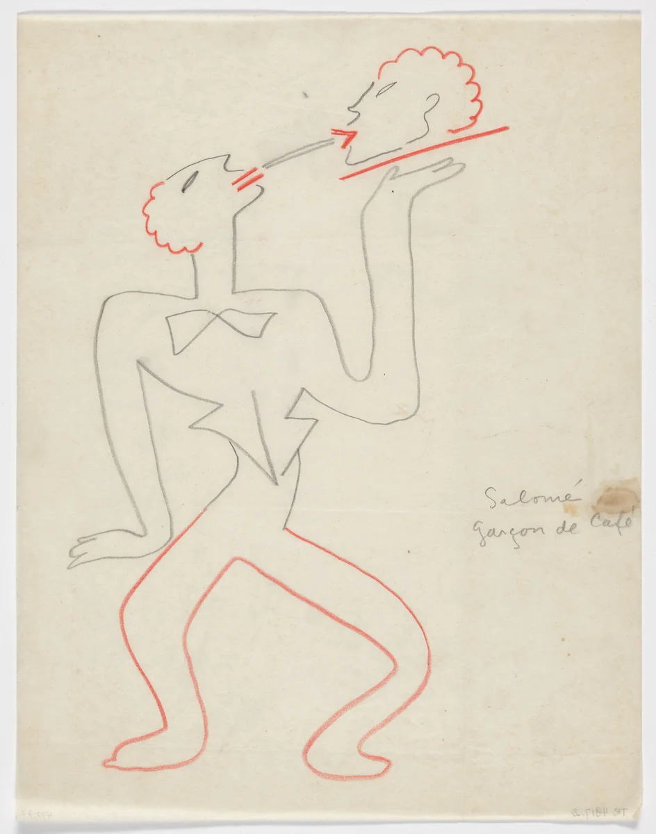 Salome by Sergei Eisenstein, drawing, 1932