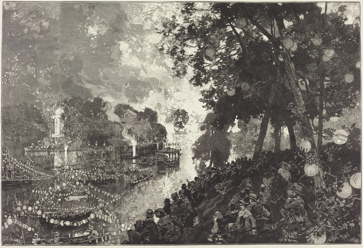 La Neige À Paris by Auguste Lepère, portfolio, 1882