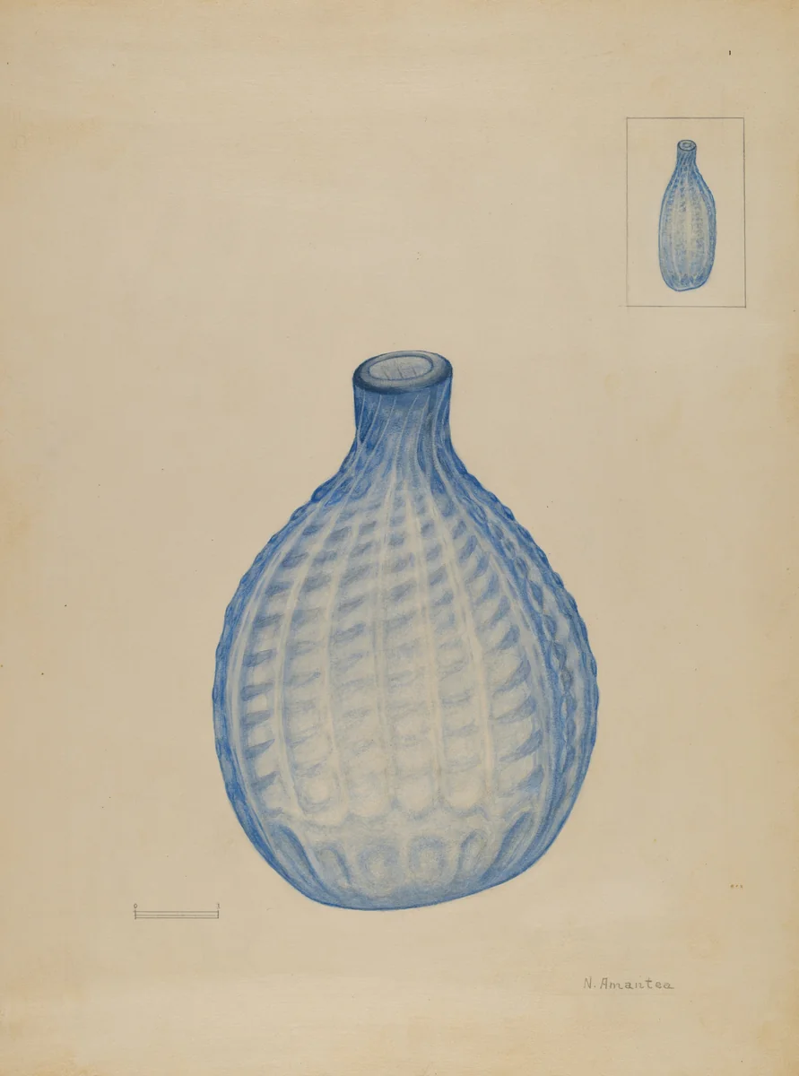 Flask by Nicholas Amantea, index of american design, 1936
