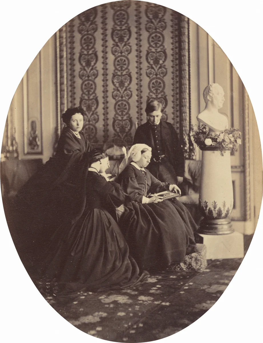 Queen Victoria in Mourning by William Bambridge, photograph, 1862