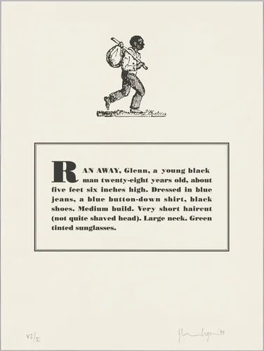 Untitled by Glenn Ligon, portfolio, 1993