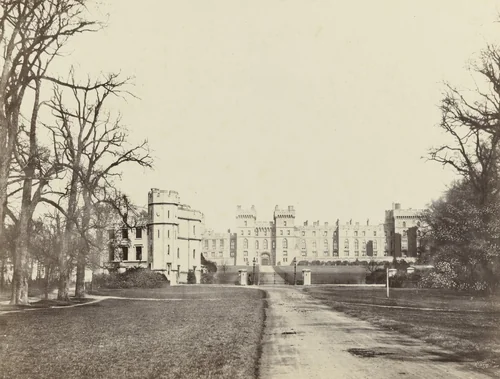 Windsor Castle, The Approach by Francis Frith, photograph, 1860