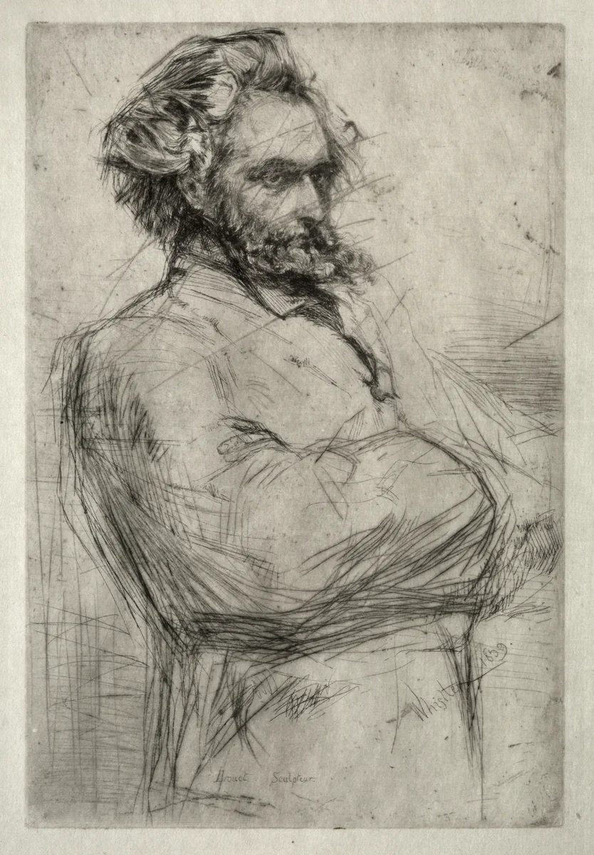 Drouet by James McNeill Whistler, print, 1859