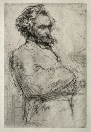 Drouet by James McNeill Whistler, print, 1859