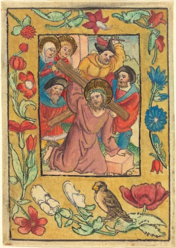 Christ Bearing the Cross by German 15th Century, print, 1500