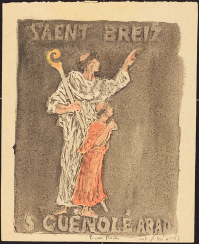Saint Guenole by Pierre Roche, print, 1855-1922